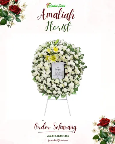 Krans Bunga Duka Cita di Betungan